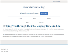 Tablet Screenshot of genesis-counseling.com